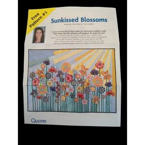 Sunkissed Blossoms Quilters Newsletter Cricket on the Radio Patterns Vintage 80s